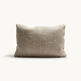 Raw linen scatter cushion